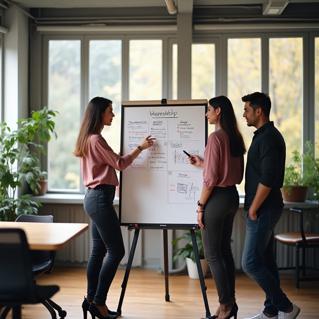 Teilnehmer beim Geschäftsanalyse-Workshop in Düsseldorf